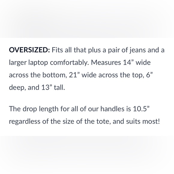 Portland Leather Goods O/S Tote - Picture 6 of 6